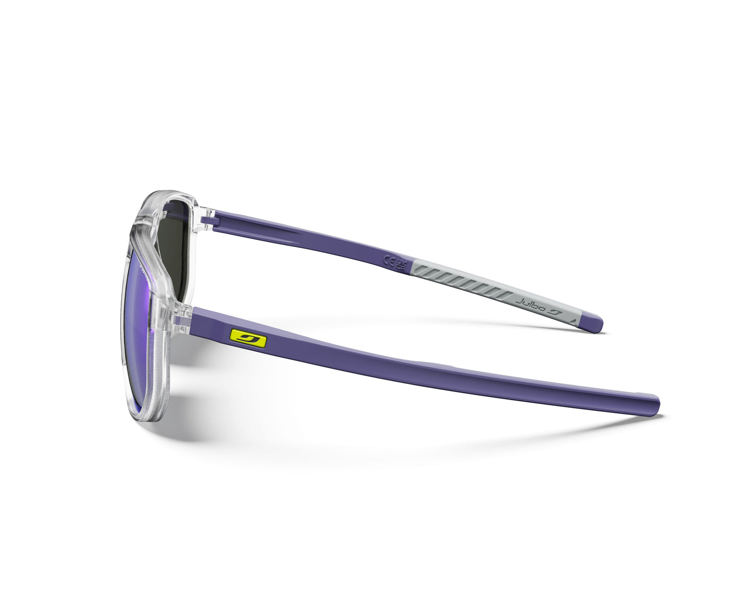 Julbo Ward Sunglasses J5861175 in Crystal-Shiny-Purple with a SPECTRON 3 SMOKE lens