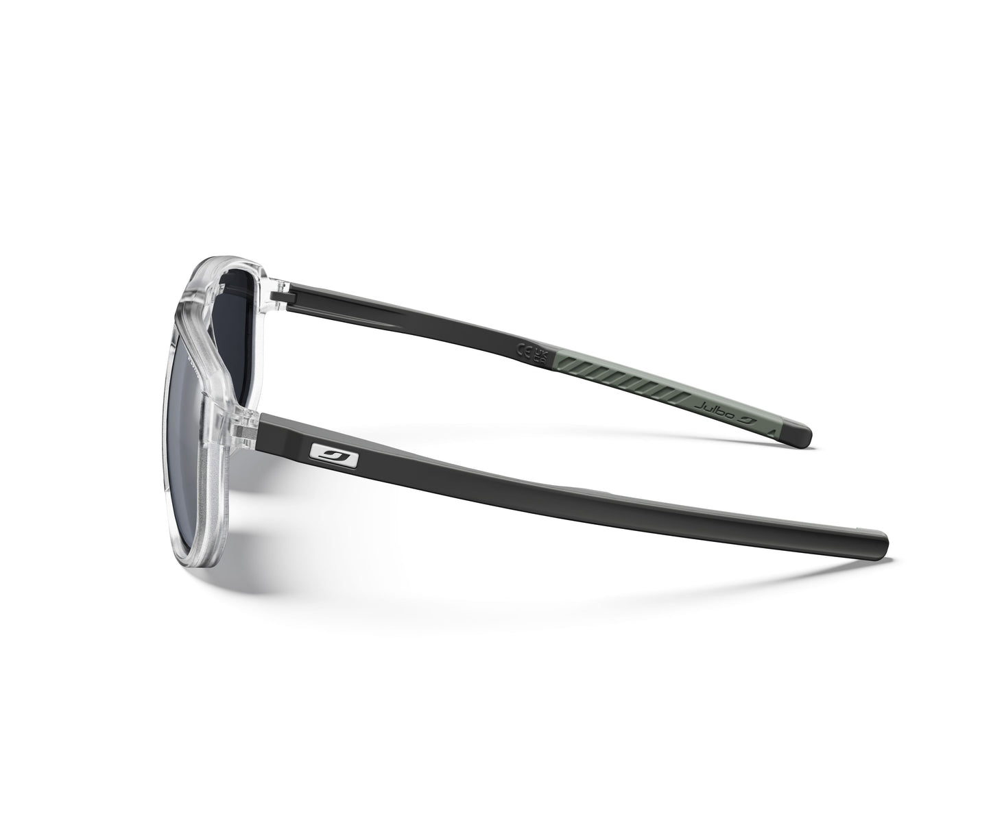 Julbo Ward Sunglasses J5862020 in Trans-Grey-Glossy-Black with a SPECTRON 3 SMOKE lens