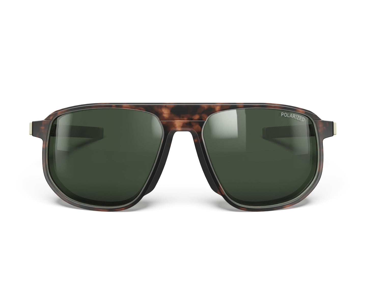 Julbo Ward Sunglasses J5869047 in Brown-Grey with a SPECTRON 3 POLARIZED GREEN lens