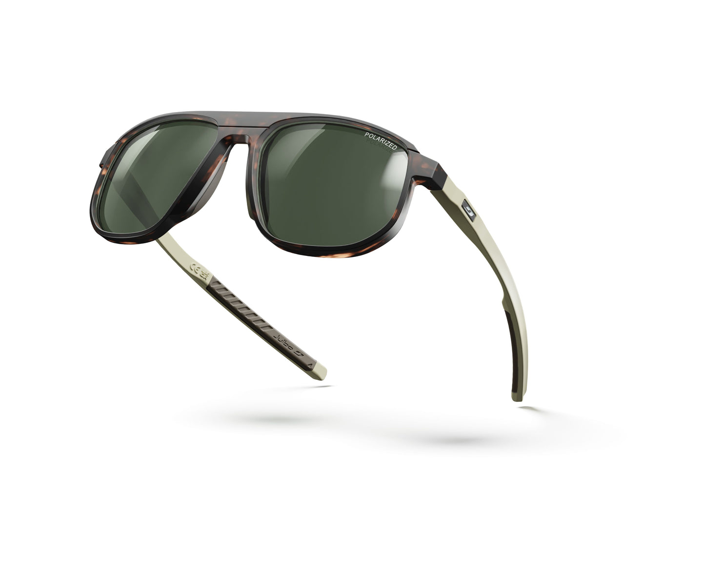 Julbo Ward Sunglasses J5869047 in Brown-Grey with a SPECTRON 3 POLARIZED GREEN lens