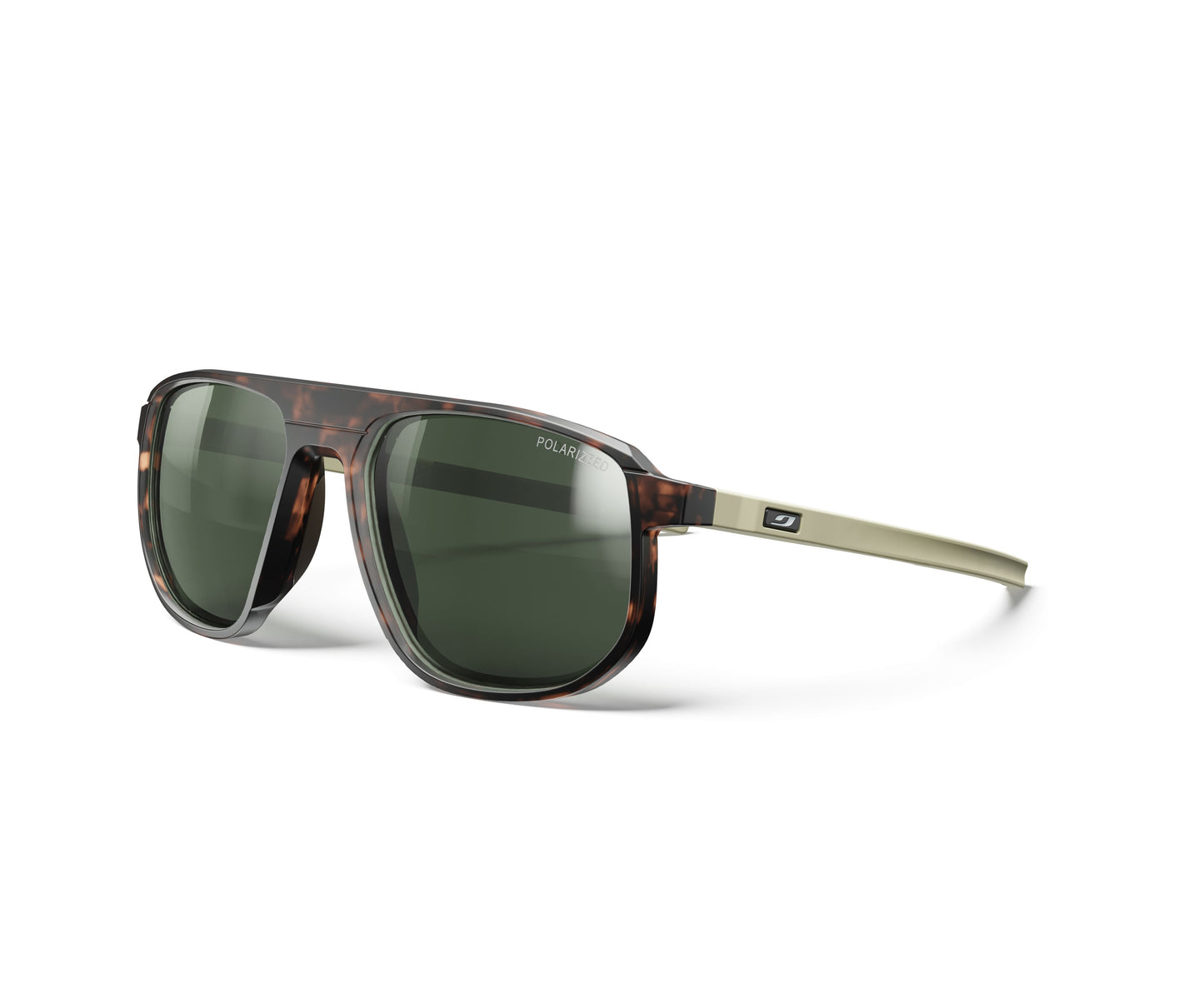 Julbo Ward Sunglasses J5869047 in Brown-Grey with a SPECTRON 3 POLARIZED GREEN lens