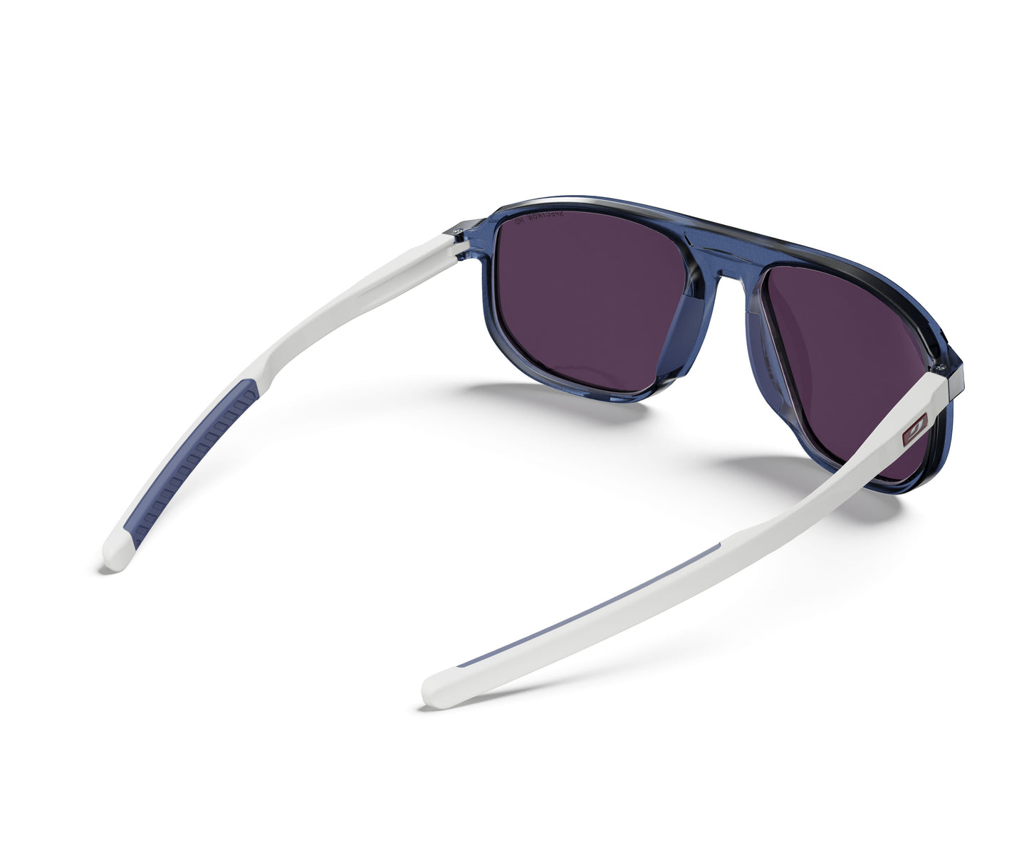 Julbo Ward Sunglasses J5869712 in Trans-Blue-White with a SPECTRON HD 3 POLARIZED PINK lens