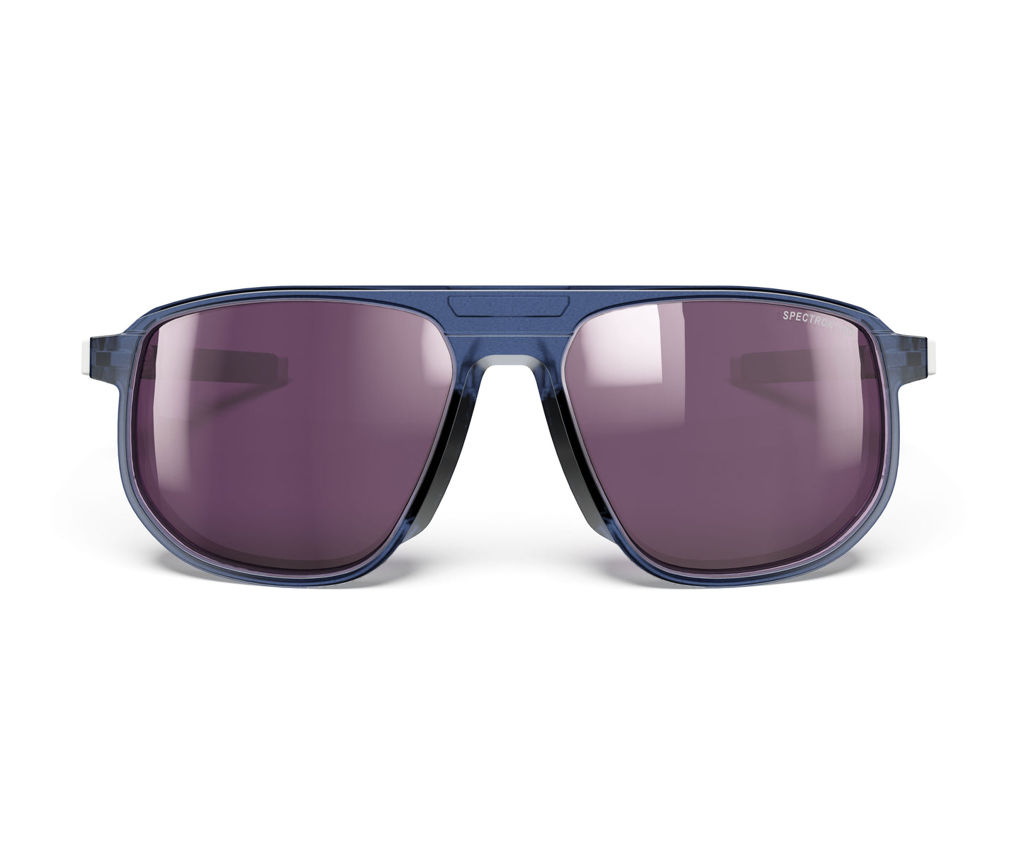 Julbo Ward Sunglasses J5869712 in Trans-Blue-White with a SPECTRON HD 3 POLARIZED PINK lens