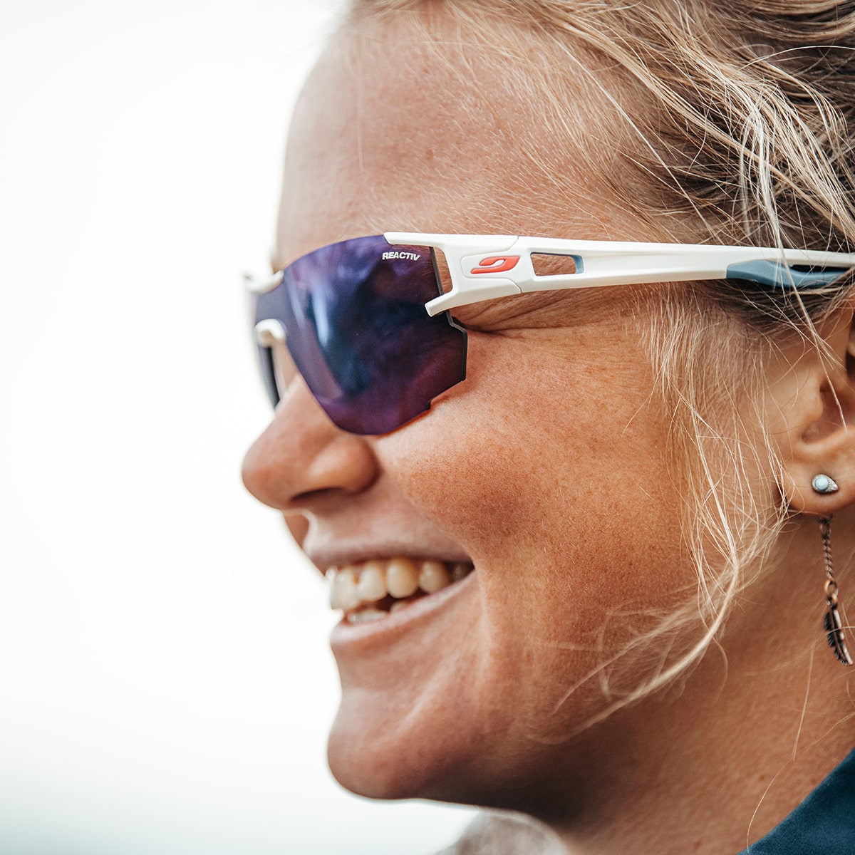 Aerolite Julbo Aero Reactiv Julbo AeroLITE Tortoiseshell Gray Blue