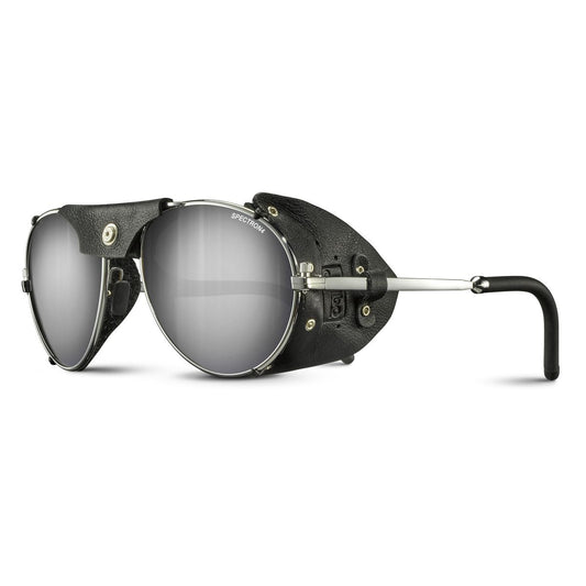 Julbo CHAM Sunglasses J0201256 in Silver-Black with a SPECTRON 4 BROWN lens