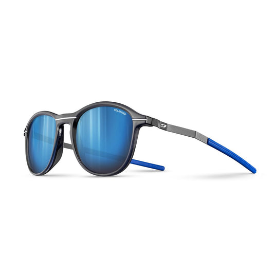 Julbo LINK Sunglasses J5539425 in Black- Blue - White with a SPECTRON 3 POLARIZED SMOKE lens