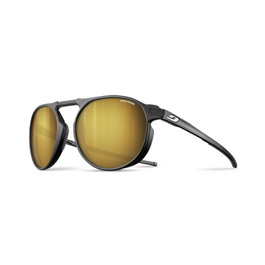 Julbo META Sunglasses J5529414 in Black - White with a SPECTRON 3 POLARIZED BROWN lens