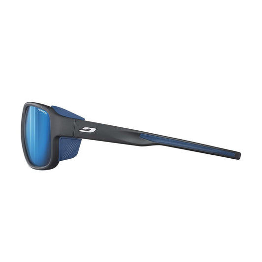 Julbo MONTEBIANCO 2 Sunglasses J5419414 in Black- Blue - White with a SPECTRON 3 POLARIZED BROWN lens