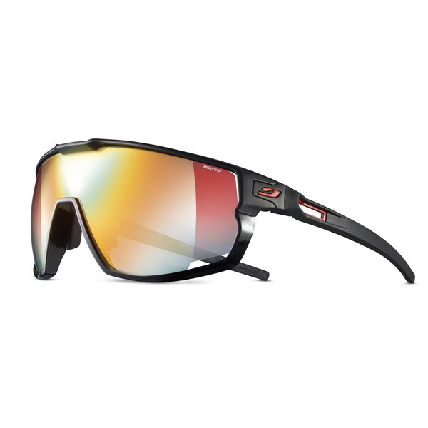 Julbo RUSH Sunglasses J5343314 in Mat Black with a REACTIV 1-3 Light Amplifier Lens
