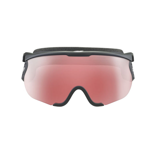 Julbo SNIPER EVO L Nordic Visor J69222141 in Matt Black - Black -White Colour with a SPECTRON 2 RED lens