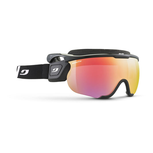 Julbo SNIPER EVO M Nordic Visor J69133141 in Black - Black - White Colour with a REACTIV 1-3 HC lens