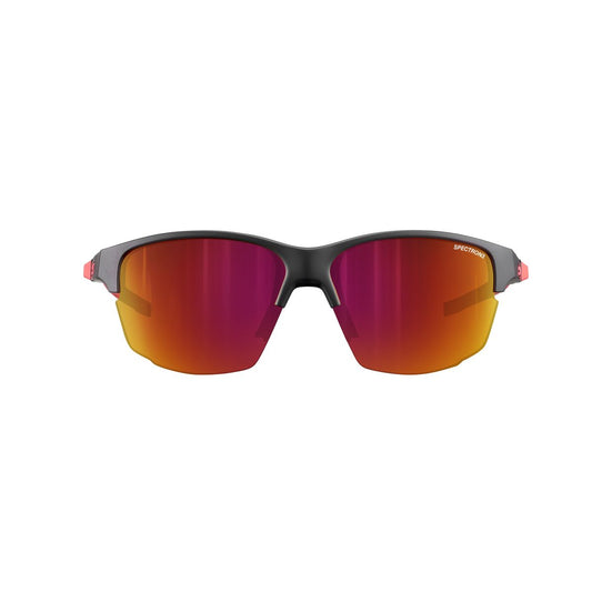 Julbo SPLIT Sunglasses J5511114 in Black - Red with a SPECTRON 3 Smoke lens